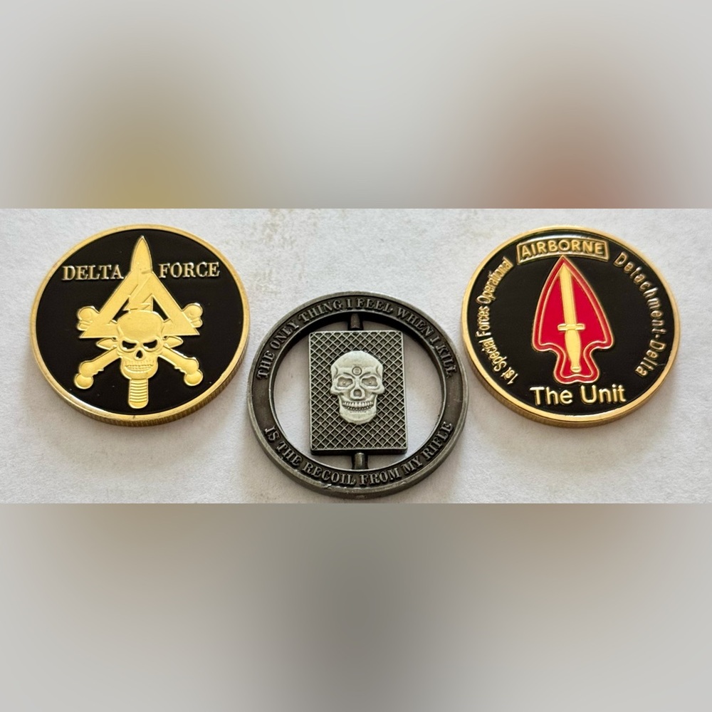 United States Special Operations Command Challenge Coin Set Delta Force USASOC